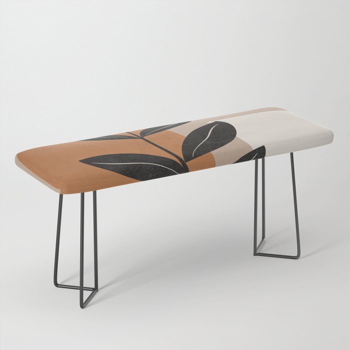 Modern Abstract Minimal Shapes Branches Art 8 Bench Gallery Image 1