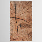 Tree Rings Rustic Cabin Lodge Raw Wood Tablecloth Gallery Image 2
