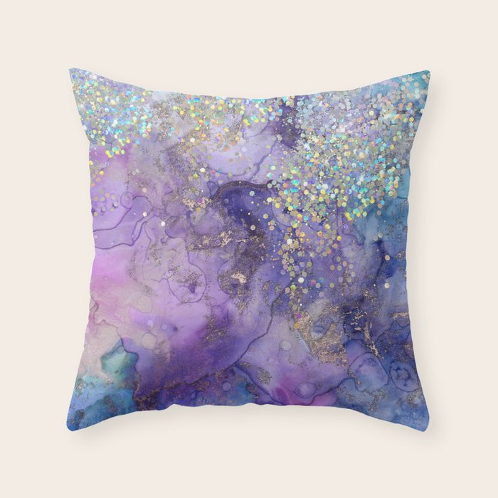 Watercolor Magic Throw Pillow Gallery Image 6
