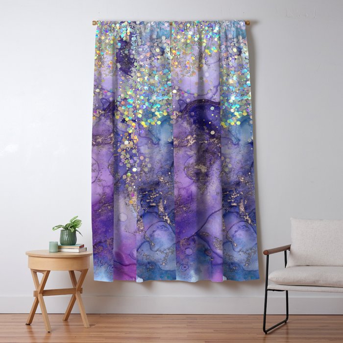 Watercolor Magic Window Curtain Gallery Image 1