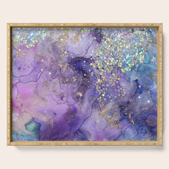 Watercolor Magic Serving Tray Gallery Image 1