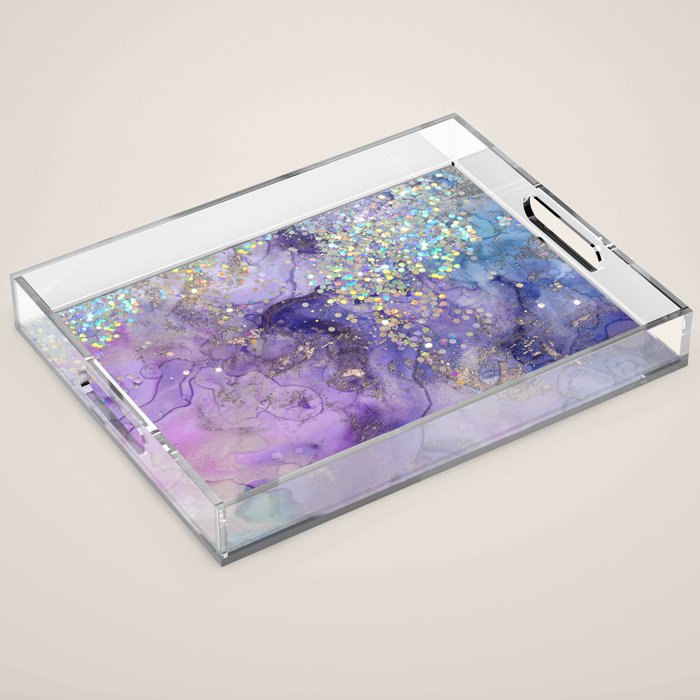 Watercolor Magic Acrylic Tray Gallery Image 1