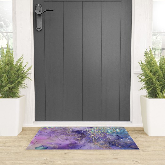 Watercolor Magic Welcome Mat Gallery Image 3