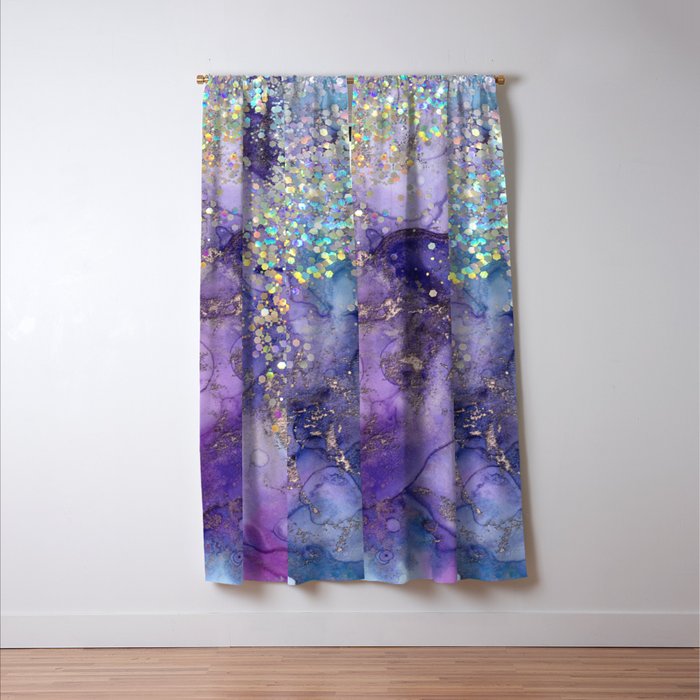 Watercolor Magic Window Curtain Gallery Image 3