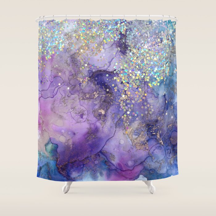 Watercolor Magic Shower Curtain Gallery Image 1