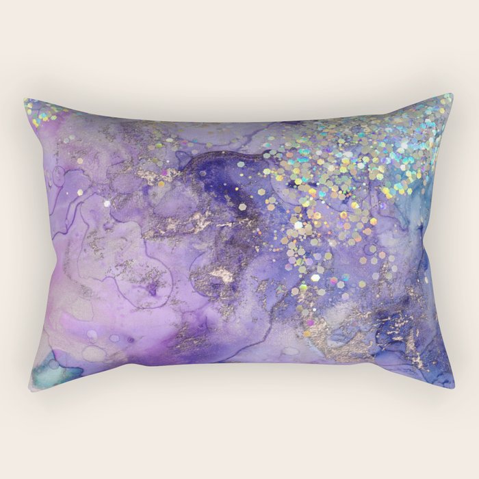 Watercolor Magic Rectangular Pillow Gallery Image 1