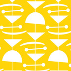 Retro Mid Century Modern Abstract Mobile 652 Yellow Coffee Mug Gallery Image 2