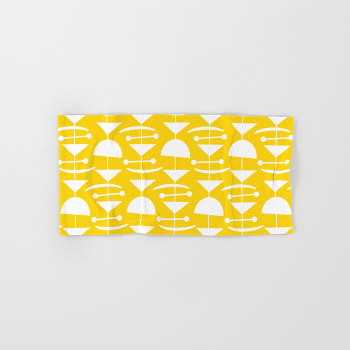 Retro Mid Century Modern Abstract Mobile 652 Yellow Towels Gallery Image 1