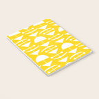 Retro Mid Century Modern Abstract Mobile 652 Yellow Notebook Gallery Image 3