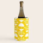 Retro Mid Century Modern Abstract Mobile 652 Yellow Wine Chiller Gallery Image 1