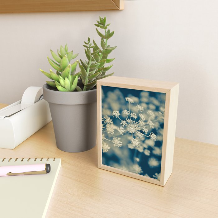 Indigo Dill Botanical Study Mini Art Print Gallery Image 2