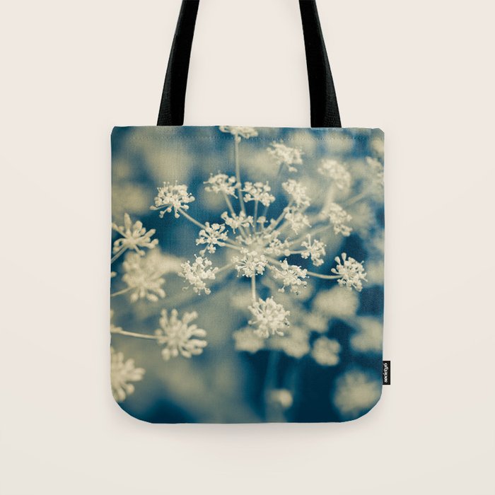 Indigo Dill Botanical Study Tote Bag Gallery Image 1
