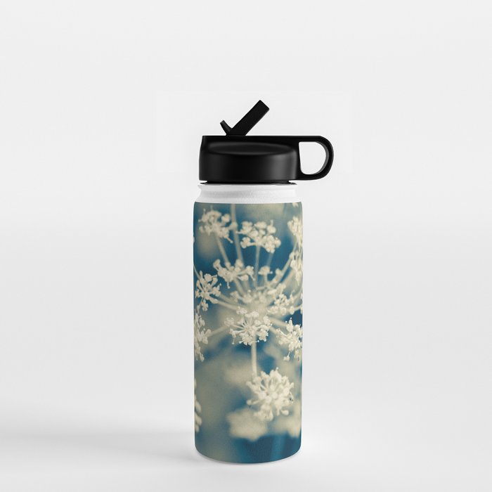 Indigo Dill Botanical Study Water Bottle Gallery Image 1