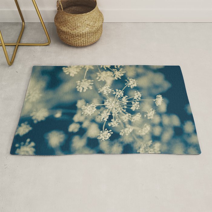 Indigo Dill Botanical Study Rug Gallery Image 1