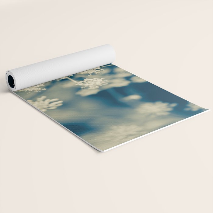 Indigo Dill Botanical Study Yoga Mat Gallery Image 2