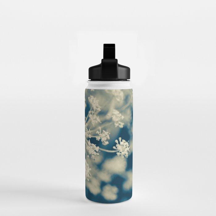 Indigo Dill Botanical Study Water Bottle Gallery Image 2