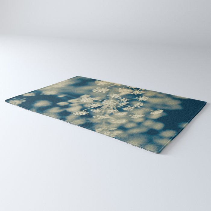 Indigo Dill Botanical Study Rug Gallery Image 3