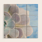 Echeveria Wood Wall Art Gallery Image 1