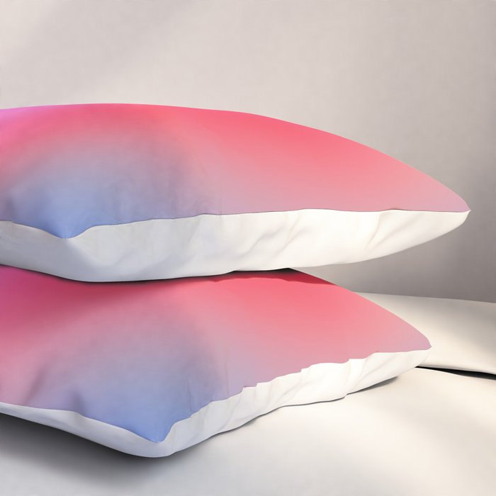 Pink aura heart Pillow Sham Gallery Image 3