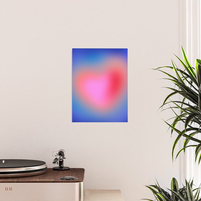 Pink aura heart Poster Gallery Image 2