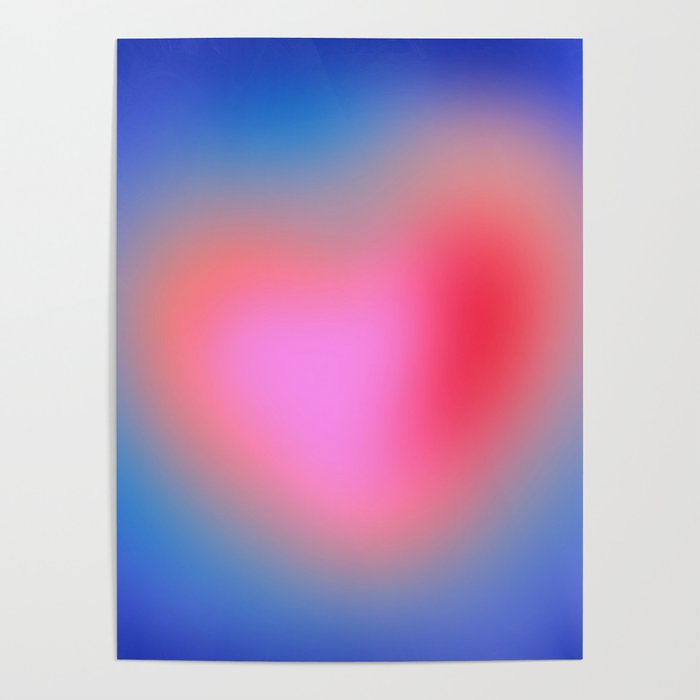Pink aura heart Poster Gallery Image 4