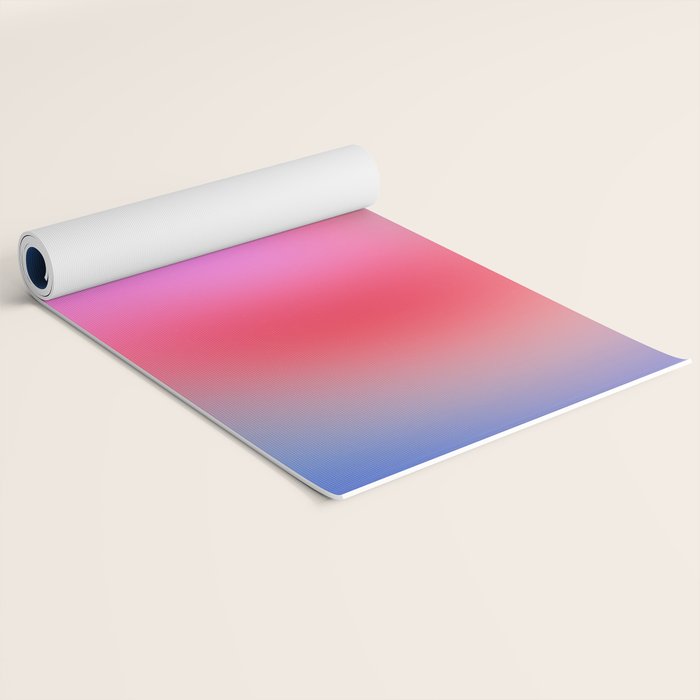 Pink aura heart Yoga Mat Gallery Image 2