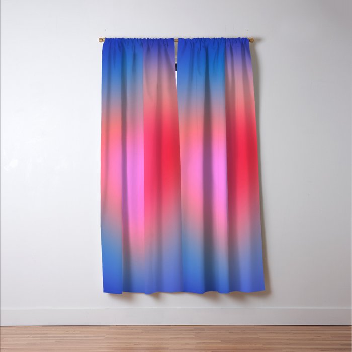 Pink aura heart Window Curtain Gallery Image 3