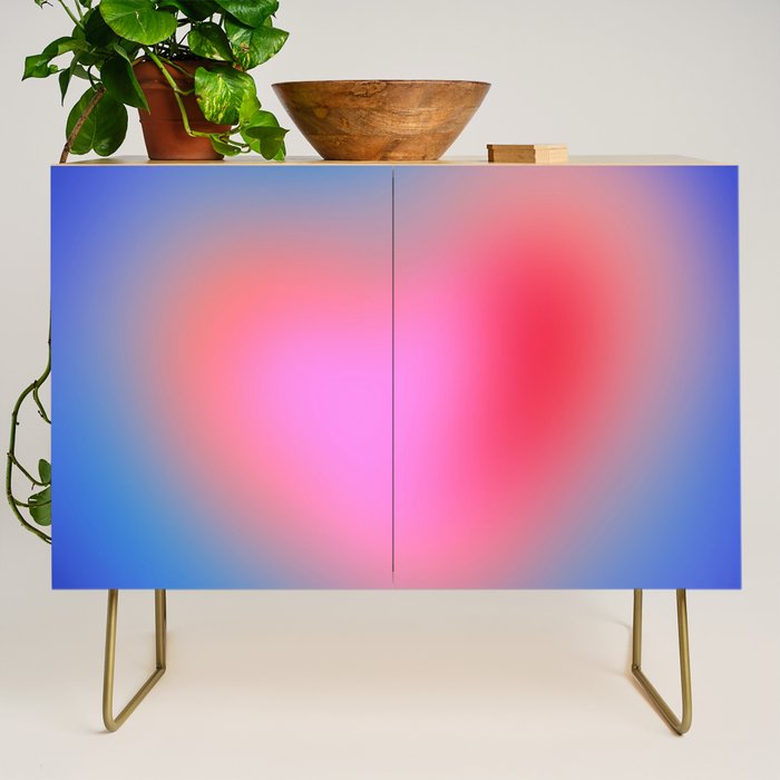 Pink aura heart Credenza Gallery Image 1