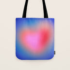 Pink aura heart Tote Bag Gallery Image 1