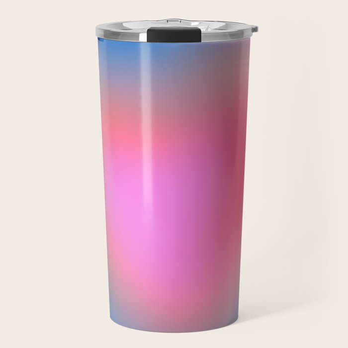 Pink aura heart Travel Mug Gallery Image 1