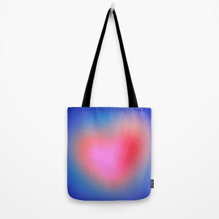 Pink aura heart Tote Bag Gallery Image 2