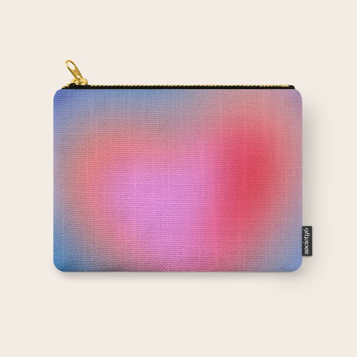 Pink aura heart Carry All Pouch Gallery Image 1
