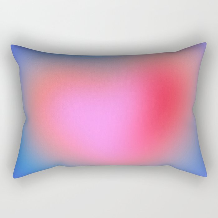Pink aura heart Rectangular Pillow Gallery Image 2
