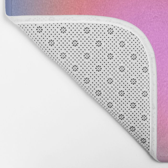 Pink aura heart Bath Mat Gallery Image 2
