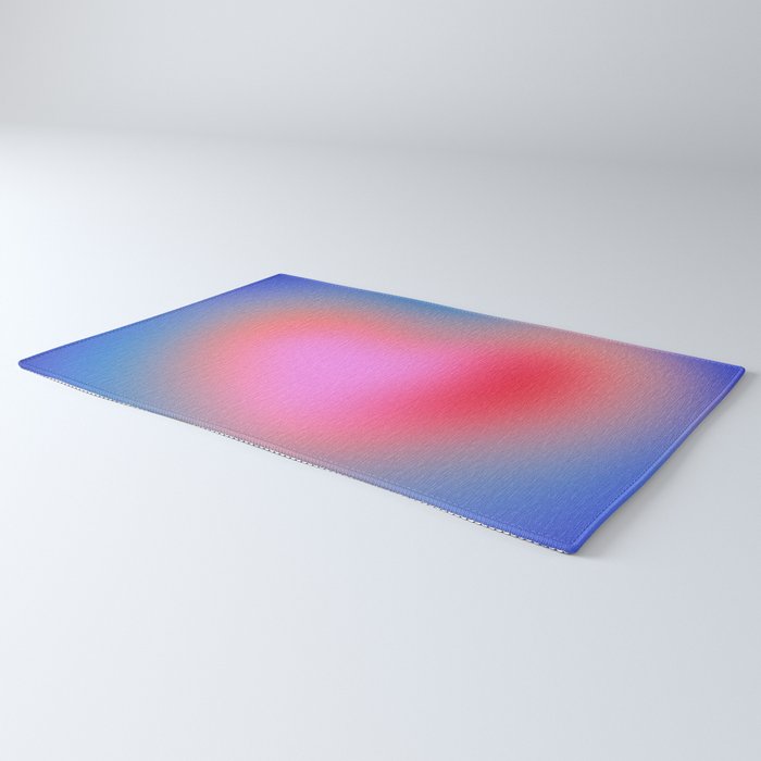 Pink aura heart Rug Gallery Image 3