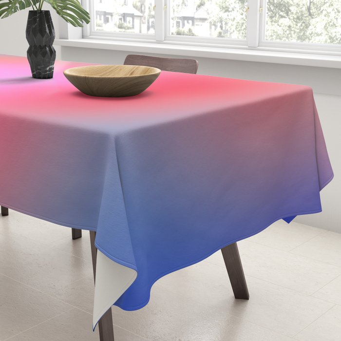 Pink aura heart Tablecloth Gallery Image 3