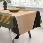 Golden Silence Modern Muse Tablecloth Gallery Image 3