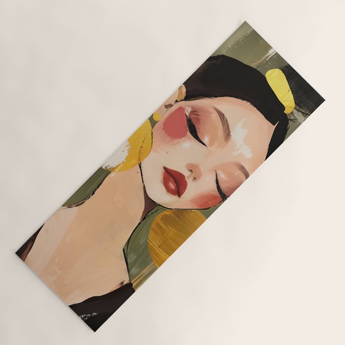 Golden Silence Modern Muse Yoga Mat Gallery Image 1