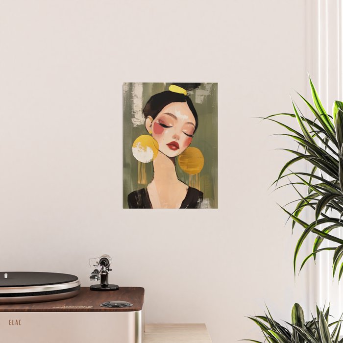 Golden Silence Modern Muse Poster Gallery Image 2