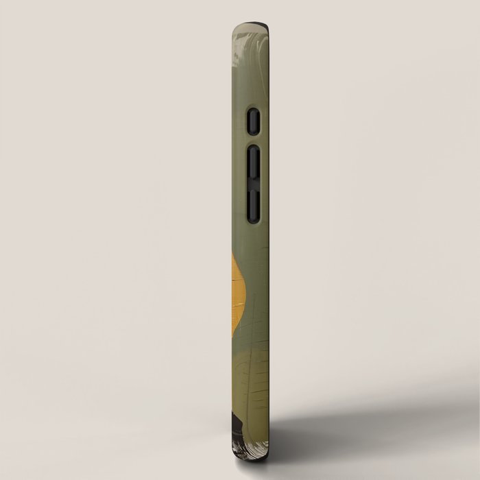 Golden Silence Modern Muse iPhone Case Gallery Image 2