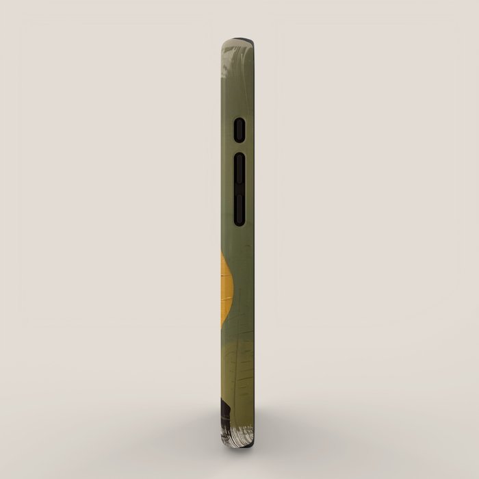 Golden Silence Modern Muse iPhone Case Gallery Image 2