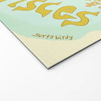 Pisces surf zodiac // retro art by surfy birdy Welcome Mat Gallery Image 2