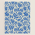 Abstract blue nature leaf shape art pattern Jigsaw Puzzle Gallery Image 1