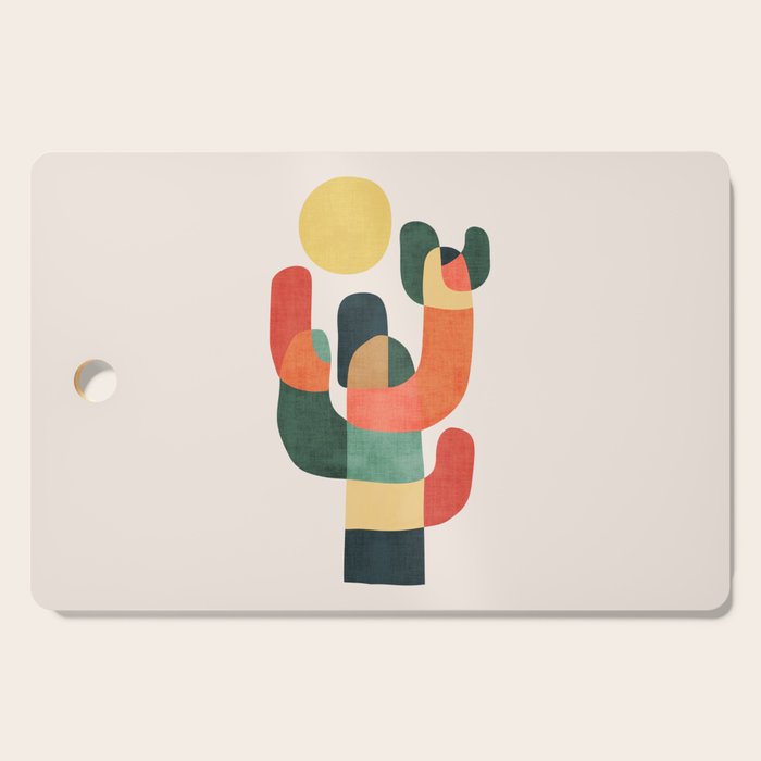 Cactus in the desert Cutting Board Gallery Image 1