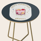 Old Fashioned Cocktail Zodiac Sign Side Table Gallery Image 2