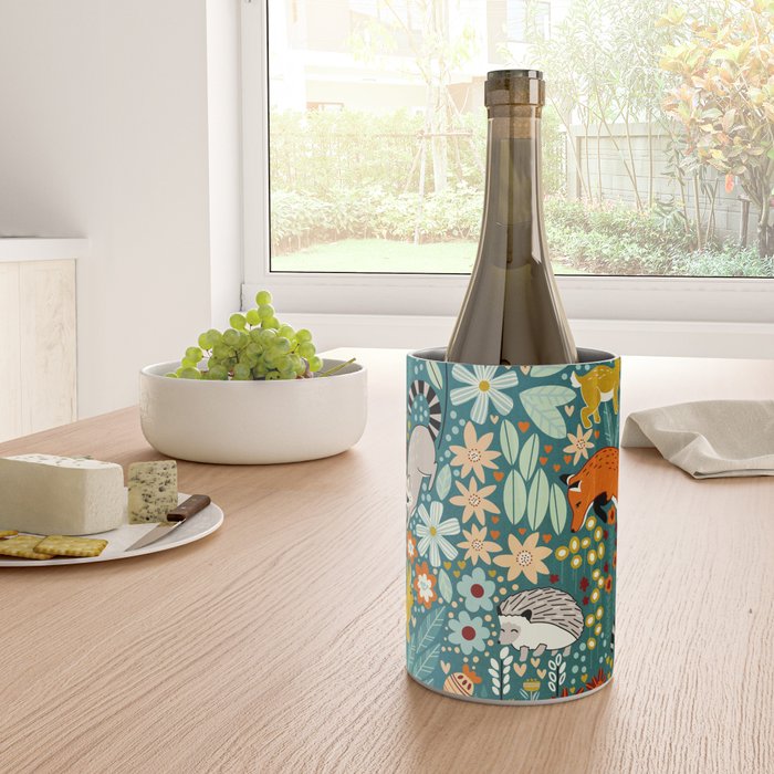 Woodland Pattern Wine Chiller Gallery Image 4