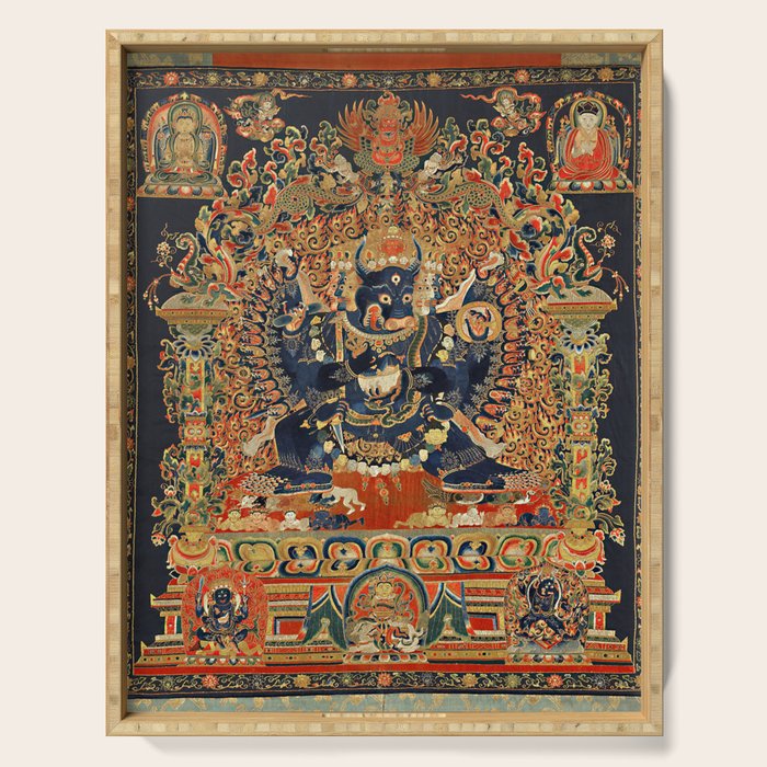 Tantric Buddhist Vajrabhairava Deity 2 Serving Tray Gallery Image 1