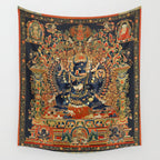Tantric Buddhist Vajrabhairava Deity 2 Wall Tapestry Gallery Image 4