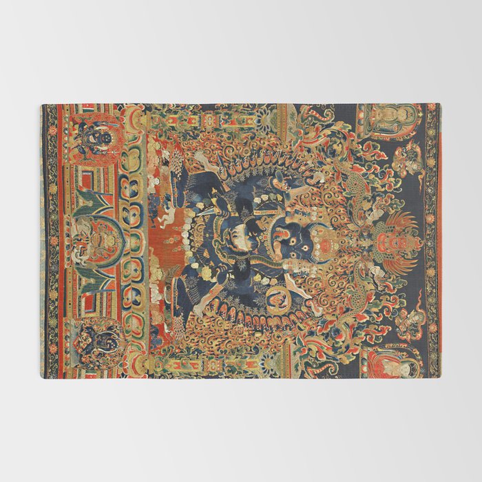 Tantric Buddhist Vajrabhairava Deity 2 Rug Gallery Image 2