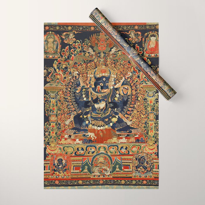 Tantric Buddhist Vajrabhairava Deity 2 Wrapping Paper Gallery Image 1